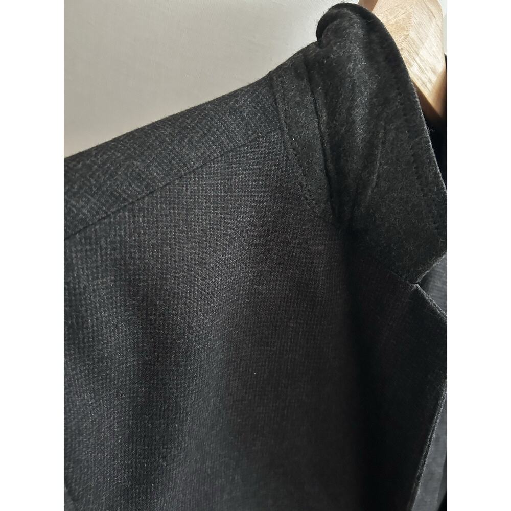 Banana Republic Blazer Mens 44 Gray Cotton 2 Button Slim Fit Sport Coat Jacket - Picture 4 of 13